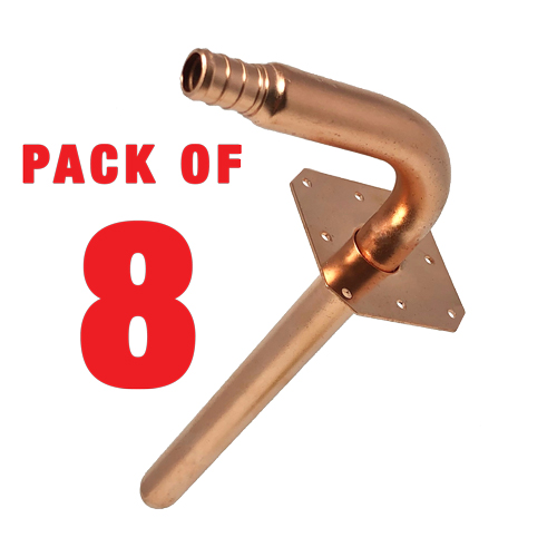 5M-Copper Stub-Out Elbows 1/2″ X CLOSED 3-1/2″ X 8″-5M-STF-8 (PACK OF 8)